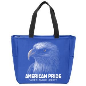 Bald Eagle American Pride Sweet Land Of Liberty Cool Gift Zip Tote Bag