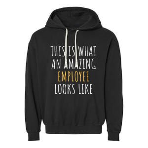 Best Employee Appreciation Thank You End Of Year Christmas Garment-Dyed Fleece Hoodie