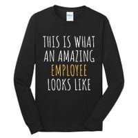 Best Employee Appreciation Thank You End Of Year Christmas Tall Long Sleeve T-Shirt