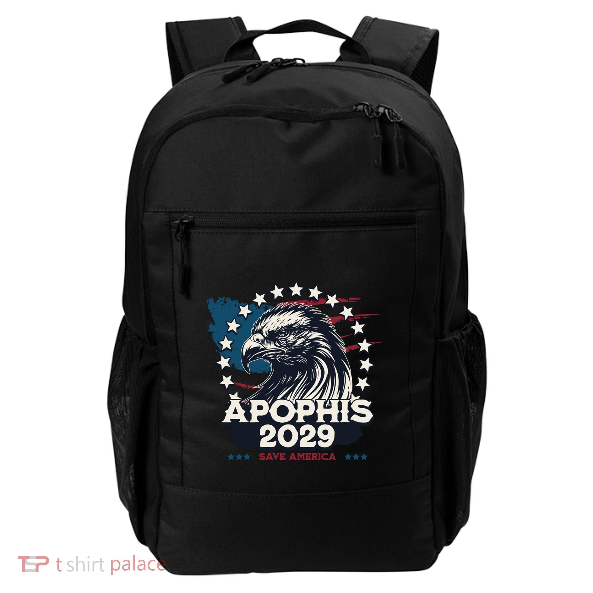 Bald Eagle Asteroid 99942 Apophis 2029 Save America Meaningful Gift Daily Commute Backpack