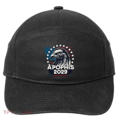 Bald Eagle Asteroid 99942 Apophis 2029 Save America Meaningful Gift 7-Panel Snapback Hat