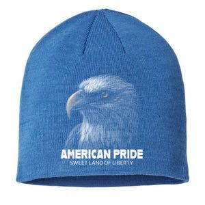 Bald Eagle American Pride Sweet Land Of Liberty Cool Gift Sustainable Beanie