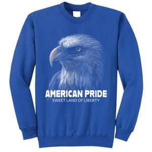 Bald Eagle American Pride Sweet Land Of Liberty Cool Gift Tall Sweatshirt