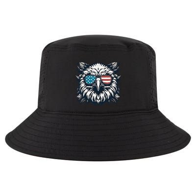 Bald Eagle American Usa 4th Of July Patriotic Funny Eagle Cool Comfort Performance Bucket Hat