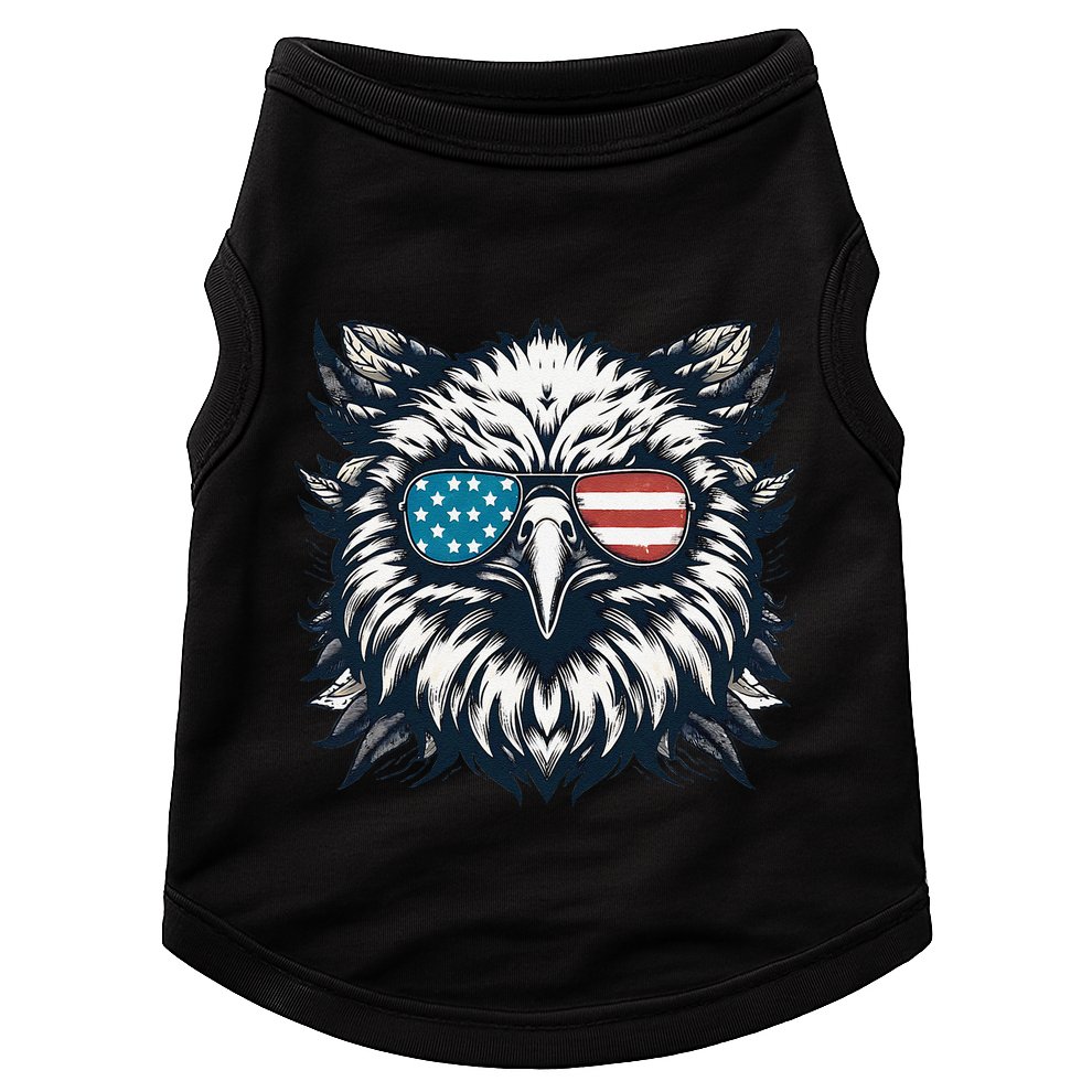 Bald Eagle American Usa 4th Of July Patriotic Funny Eagle Doggie Tank