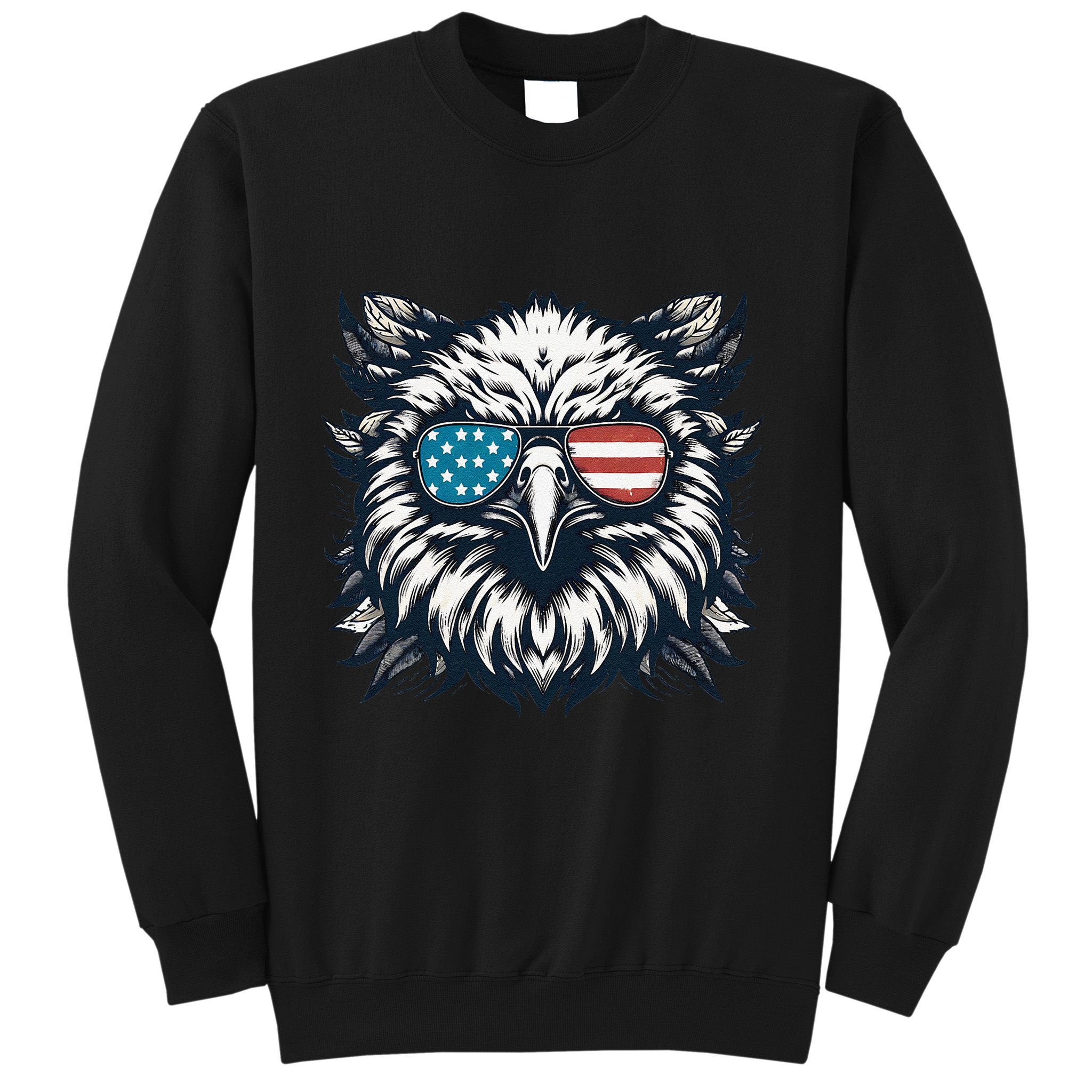Bald Eagle American Usa 4th Of July Patriotic Funny Eagle Sweatshirt