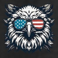 Bald Eagle American Usa 4th Of July Patriotic Funny Eagle 11oz C Handle Ceramic Mug