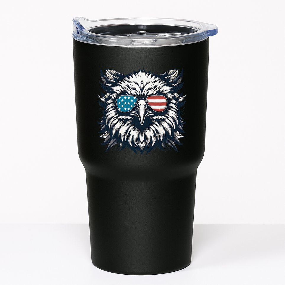 Bald Eagle American Usa 4th Of July Patriotic Funny Eagle Tumbler