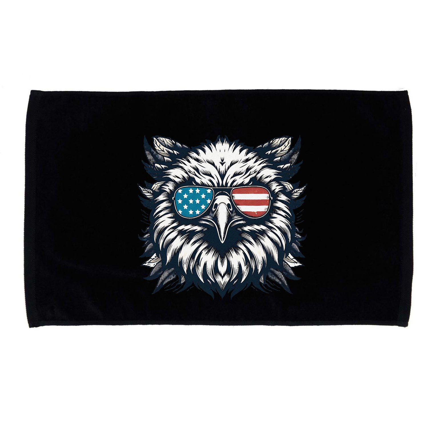 Bald Eagle American Usa 4th Of July Patriotic Funny Eagle Microfiber Hand Towel