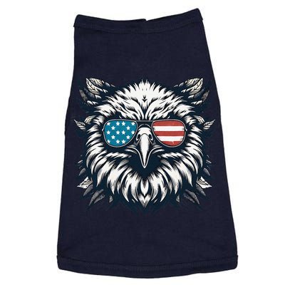 Bald Eagle American Usa 4th Of July Patriotic Funny Eagle Doggie Tank