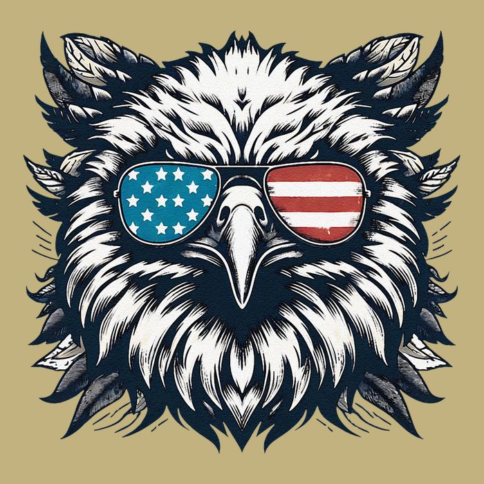Bald Eagle American Usa 4th Of July Patriotic Funny Eagle Cooling Performance Crew T-Shirt