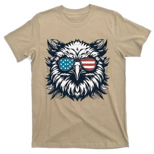 Bald Eagle American Usa 4th Of July Patriotic Funny Eagle T-Shirt