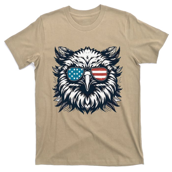 Bald Eagle American Usa 4th Of July Patriotic Funny Eagle T-Shirt