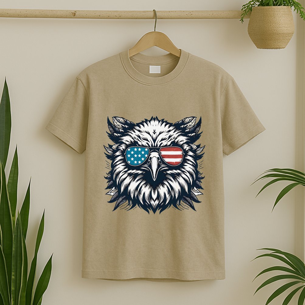 Bald Eagle American Usa 4th Of July Patriotic Funny Eagle T-Shirt