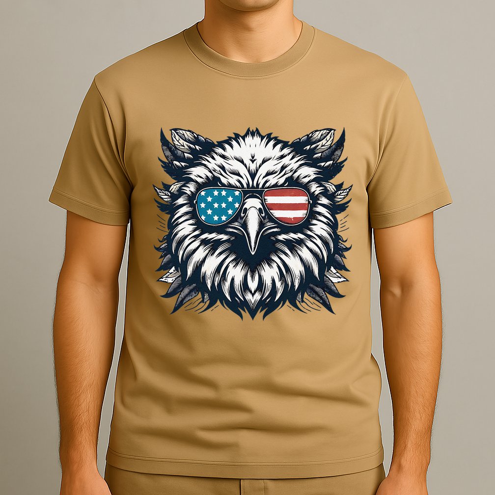 Bald Eagle American Usa 4th Of July Patriotic Funny Eagle T-Shirt