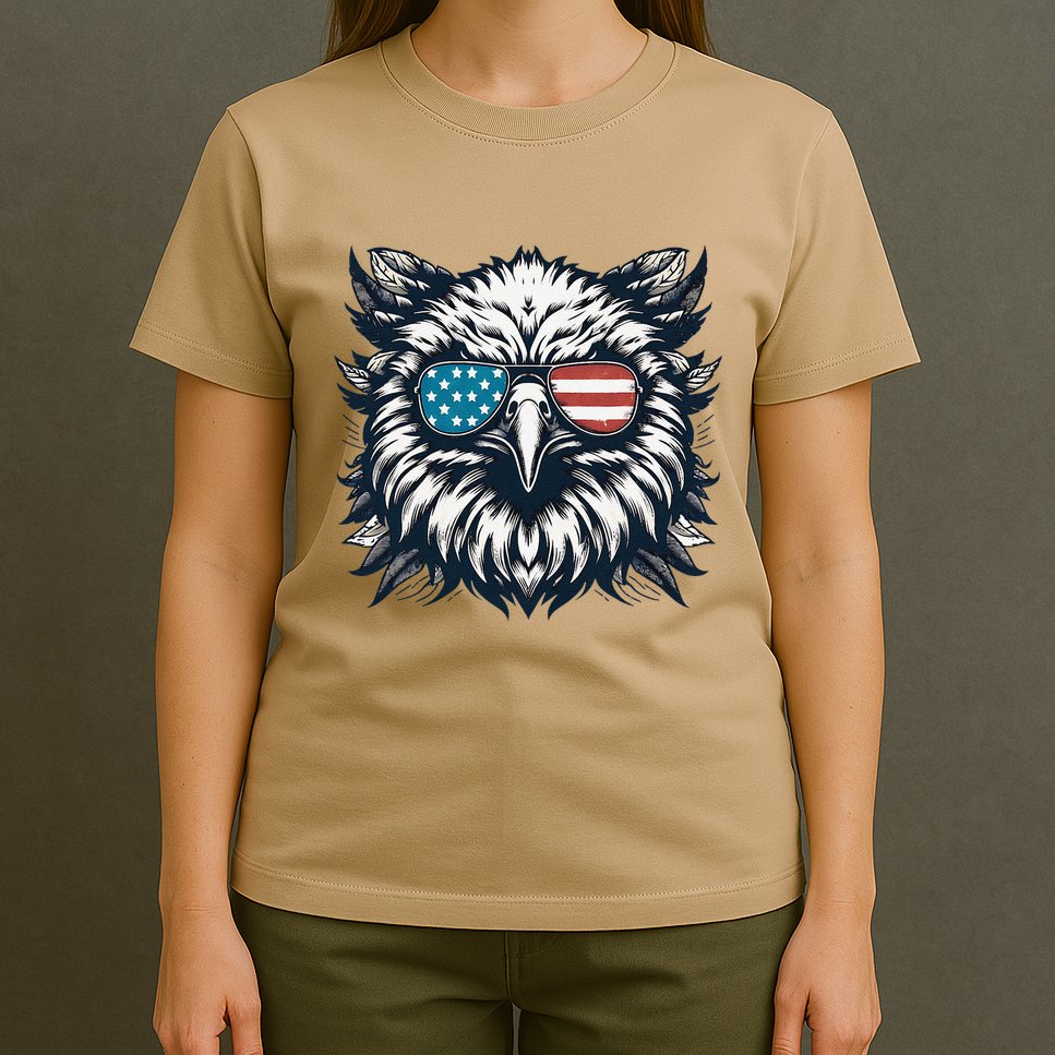 Bald Eagle American Usa 4th Of July Patriotic Funny Eagle T-Shirt
