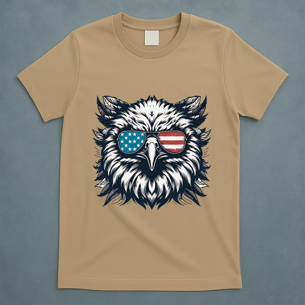 Bald Eagle American Usa 4th Of July Patriotic Funny Eagle T-Shirt