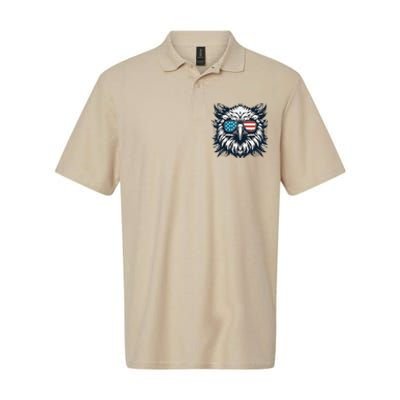 Bald Eagle American Usa 4th Of July Patriotic Funny Eagle Softstyle Adult Sport Polo