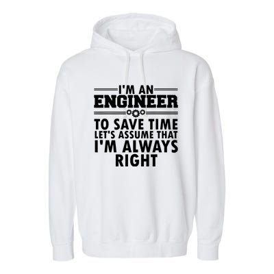 Best Engineer Art For Men Women Humor Engineering Lovers Garment-Dyed Fleece Hoodie