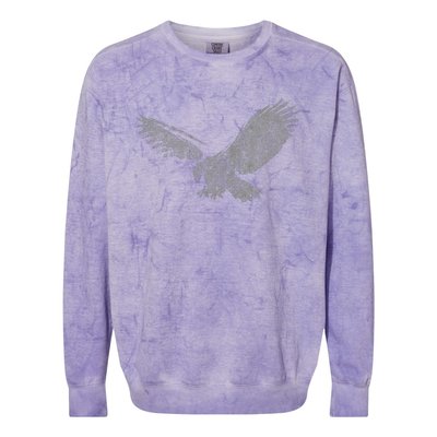 Beautiful Eagle American Bird Silhouette Flying Vintage Usa Colorblast Crewneck Sweatshirt