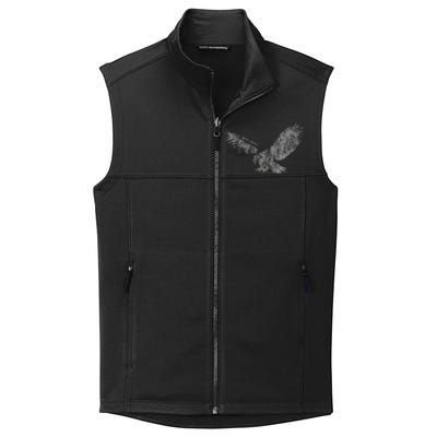 Beautiful Eagle American Bird Silhouette Flying Vintage Usa Collective Smooth Fleece Vest