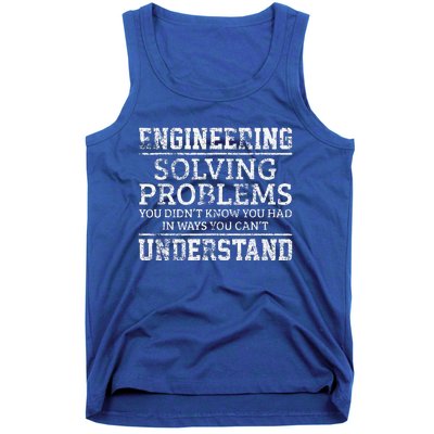 Best Engineer Art For Humor Engineering Lovers Tank Top