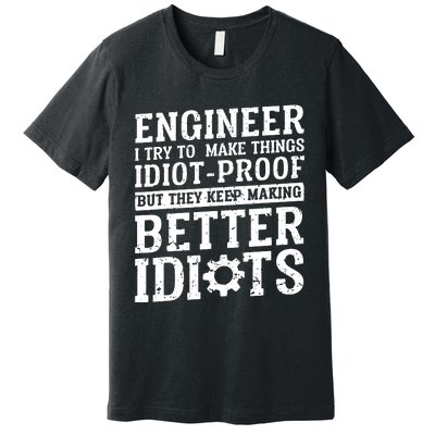 Best Engineer Art For Men Women Mechanical Engineering Lover Premium T-Shirt