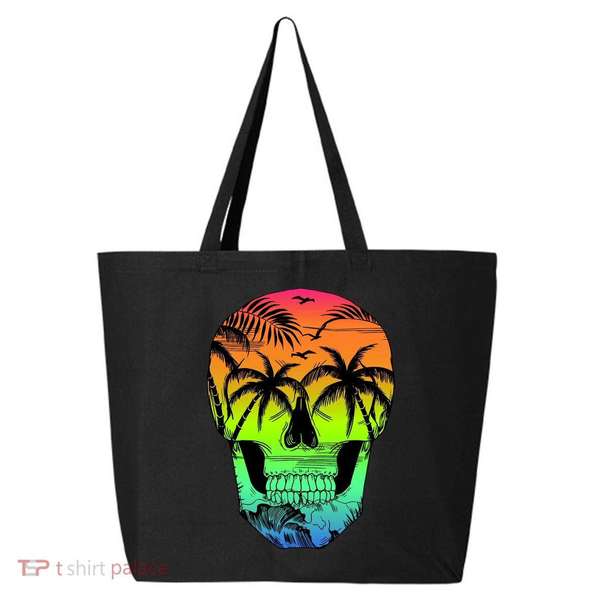 Beach Abstract Skull 25L Jumbo Tote