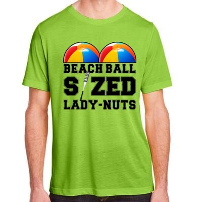 Beach Ball Sized Lady Nuts Lucille Baseball Bat Adult ChromaSoft Performance T-Shirt