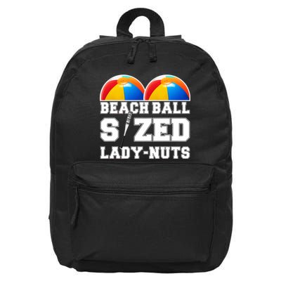 Beach Ball Sized Lady Nuts Lucille Baseball Bat 16 in Basic Backpack