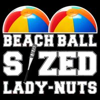 Beach Ball Sized Lady Nuts Lucille Baseball Bat Womens Tank Top