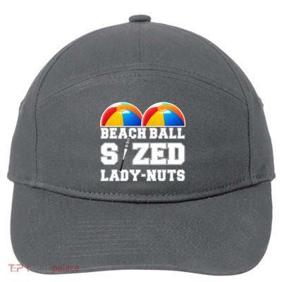 Beach Ball Sized Lady Nuts Lucille Baseball Bat 7-Panel Snapback Hat