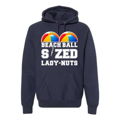 Beach Ball Sized Lady Nuts Lucille Baseball Bat Premium Hoodie