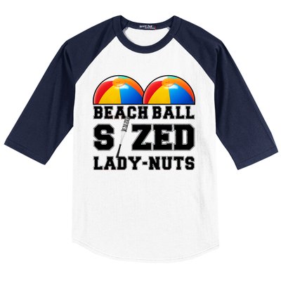 Beach Ball Sized Lady Nuts Lucille Baseball Bat Baseball Sleeve Shirt