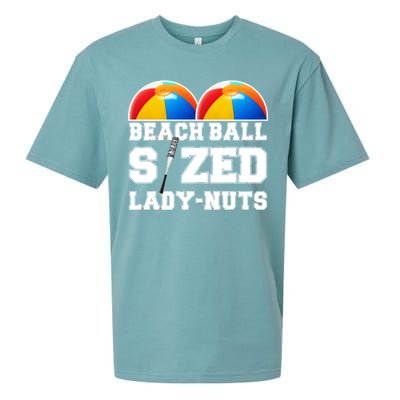 Beach Ball Sized Lady Nuts Lucille Baseball Bat Sueded Cloud Jersey T-Shirt