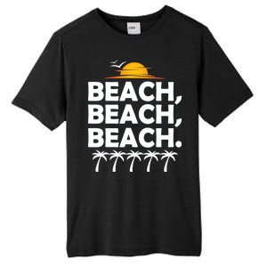 Beach Beach Beach Tall Fusion ChromaSoft Performance T-Shirt