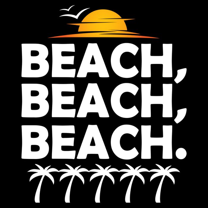 Beach Beach Beach Wool Snapback Cap