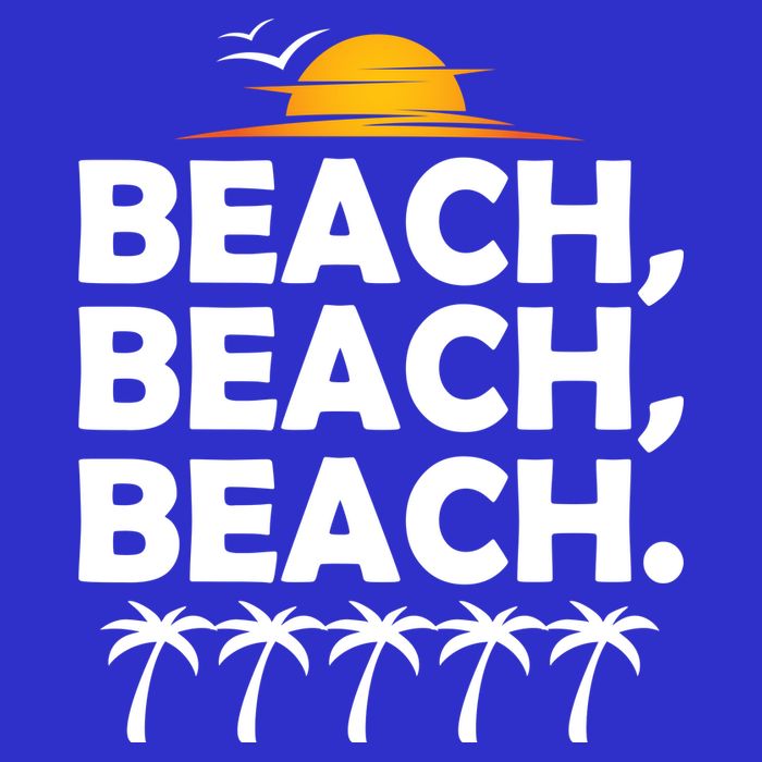Beach Beach Beach Baby Bodysuit