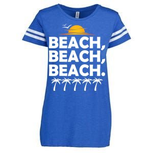 Beach Beach Beach Enza Ladies Jersey Football T-Shirt