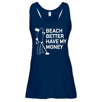 Beach Better Have My Money Ladies Essential Flowy Tank