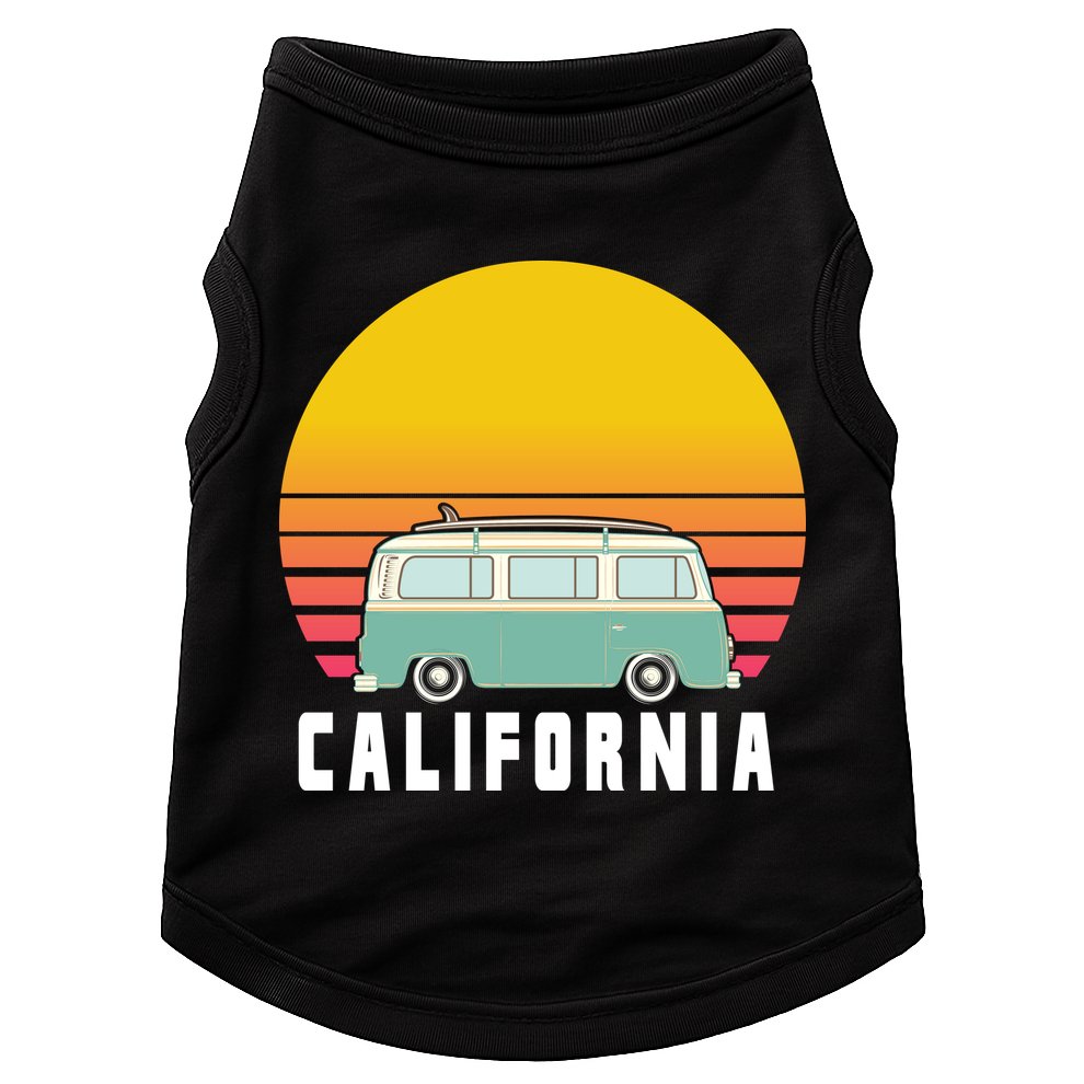 Beach Bum California Hippie Van Doggie Tank