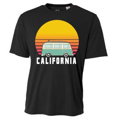 Beach Bum California Hippie Van Cooling Performance Crew T-Shirt