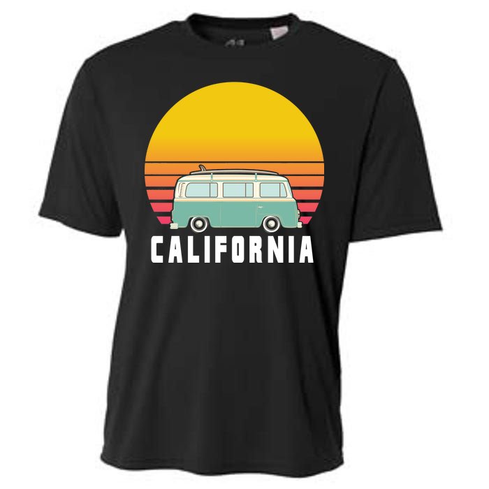 Beach Bum California Hippie Van Cooling Performance Crew T-Shirt