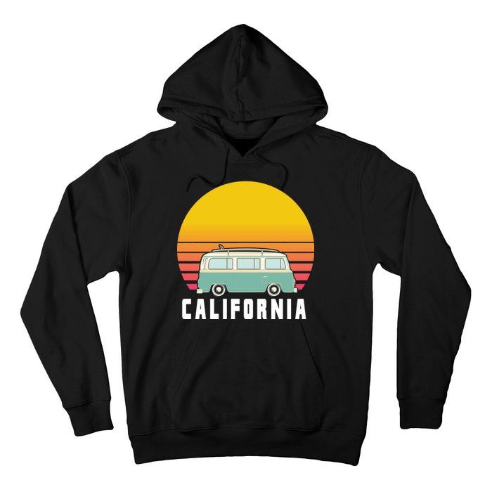 Beach Bum California Hippie Van Hoodie