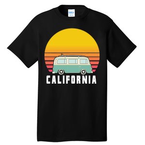 Beach Bum California Hippie Van Tall T-Shirt