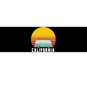 Beach Bum California Hippie Van Bumper Sticker