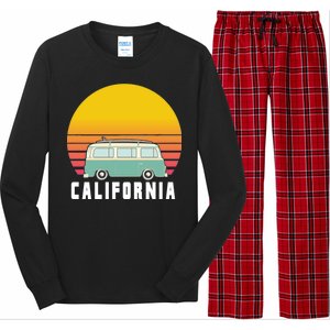 Beach Bum California Hippie Van Long Sleeve Pajama Set