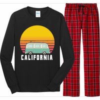 Beach Bum California Hippie Van Long Sleeve Pajama Set