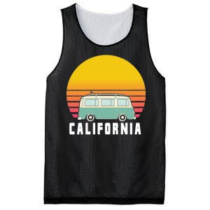 Beach Bum California Hippie Van Mesh Reversible Basketball Jersey Tank