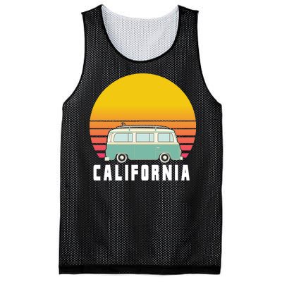 Beach Bum California Hippie Van Mesh Reversible Basketball Jersey Tank